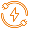 icone illustration électricité régulation HVAC ou CVC